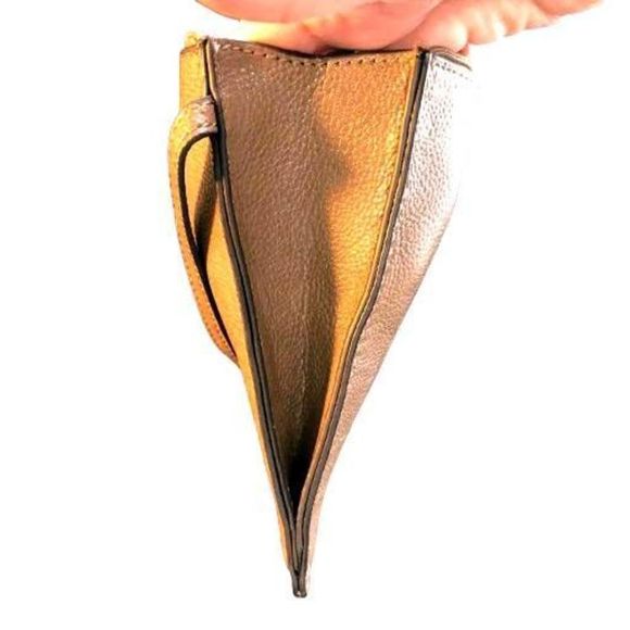 Calvin Klein Large Pink Blush Wristlet Wallet Clutch - 10.25" L, 6.25" H, 1" D - Picture 9 of 13